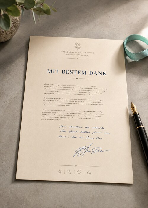 Dankschreiben