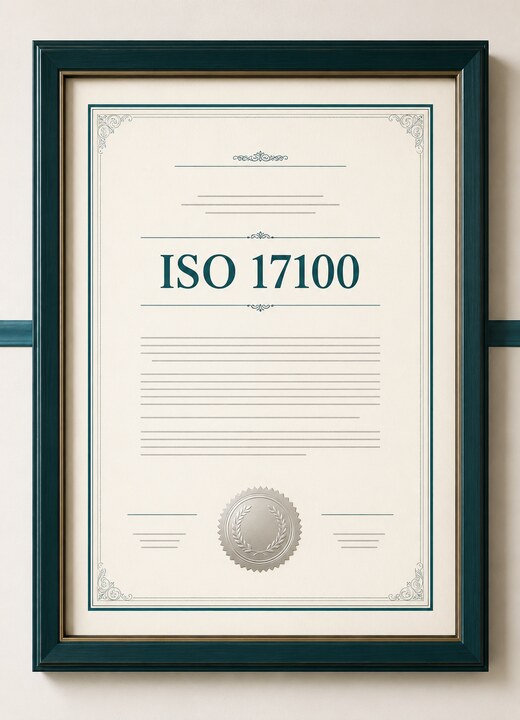 Zertifikat ISO 17100